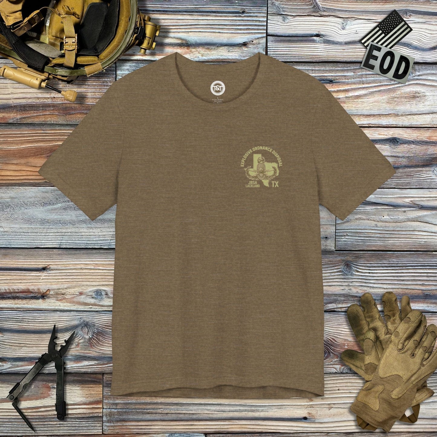 Tavern and Trail T-Shirt Custom: Lackland EOD “Bomb Squad” T-Shirt