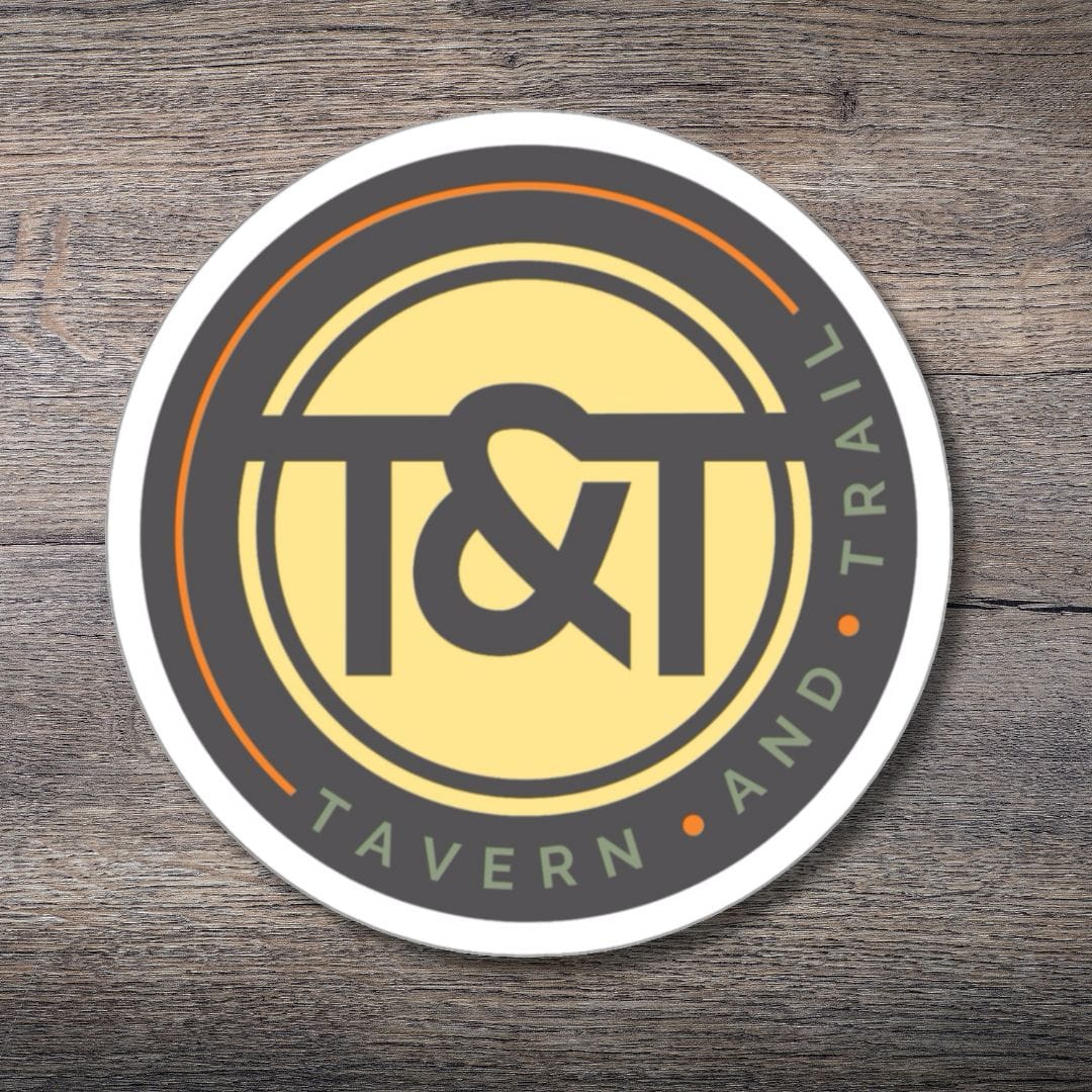 Tavern and Trail Paper products T&T Icon Logo Sticker