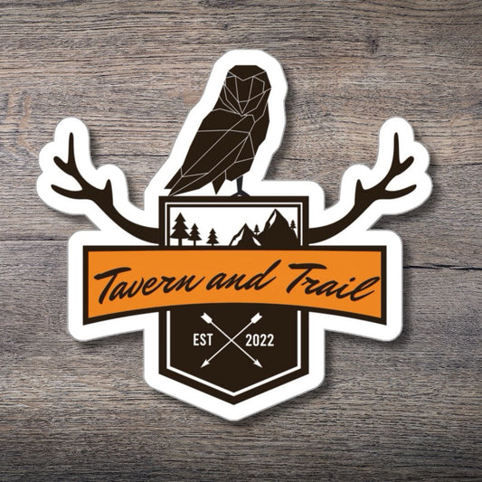 Tavern and Trail Paper products T&T Shield Sticker