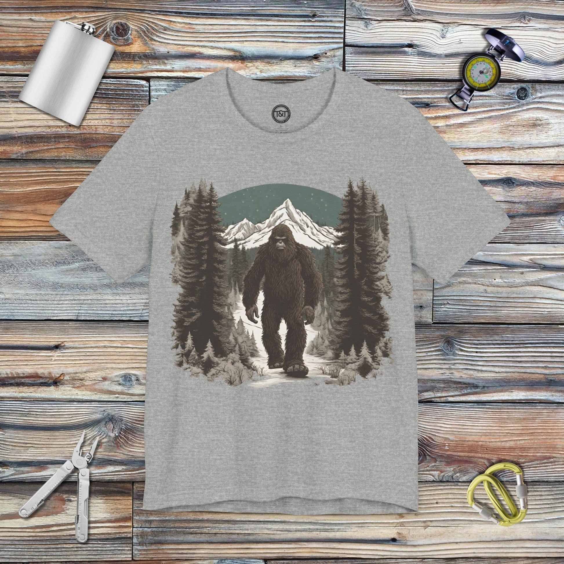 Tavern and Trail T-Shirt Big Squatch T-Shirt Athletic Heather / S