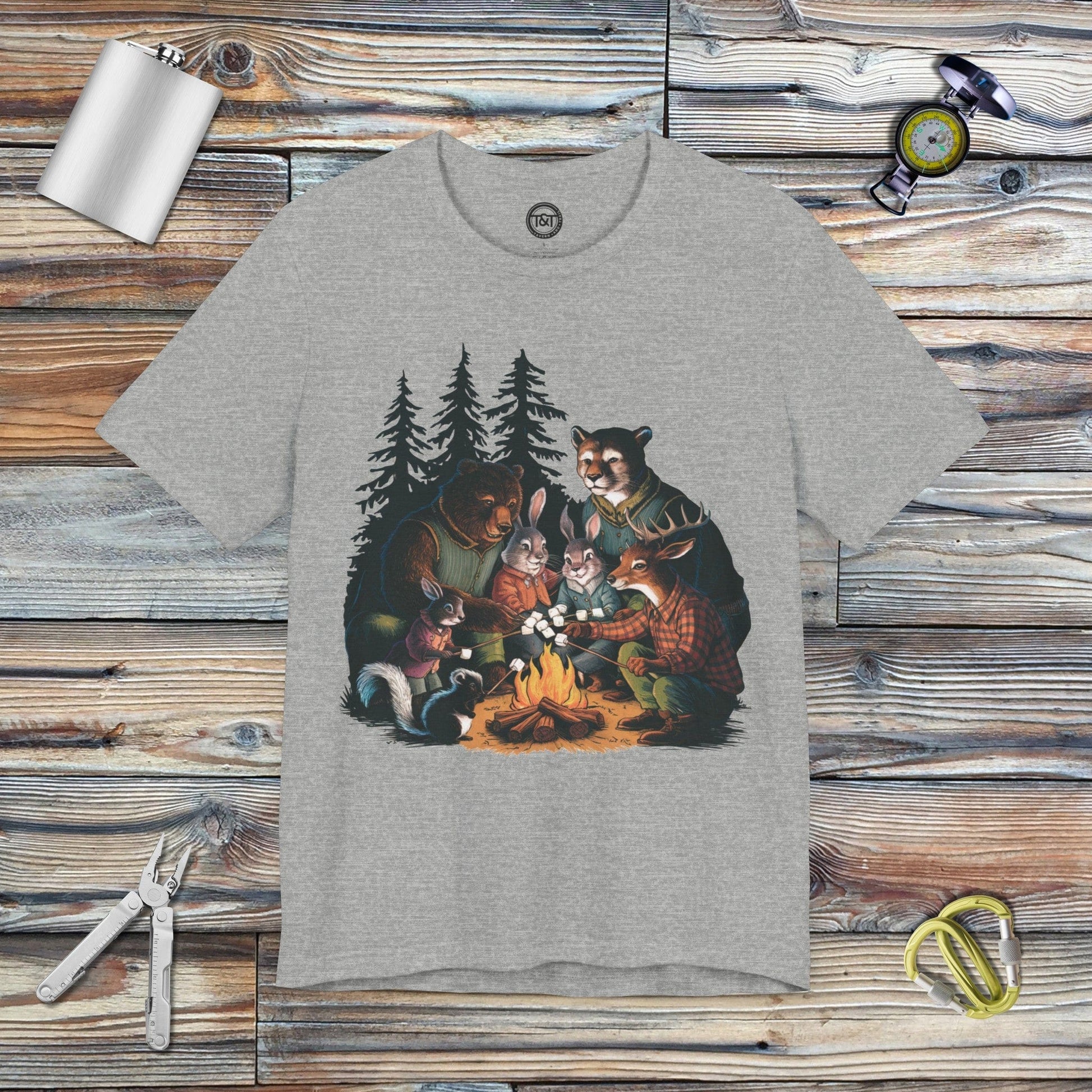 Tavern and Trail T-Shirt Campfire Tails T-Shirt Athletic Heather / S