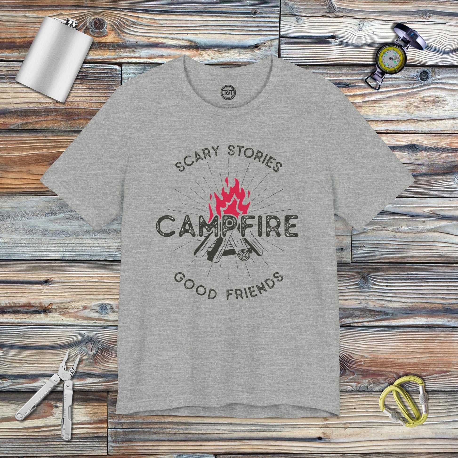 Tavern and Trail T-Shirt Campfire Tales T-Shirt Athletic Heather / S