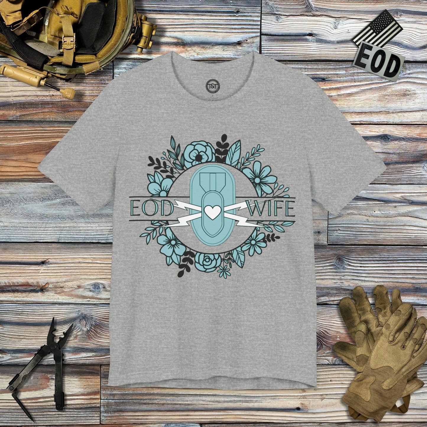 Tavern and Trail T-Shirt EOD Wife (Cool) T-Shirt Athletic Heather / S