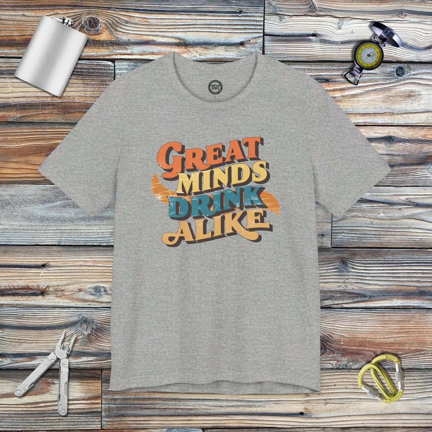 Tavern and Trail T-Shirt Great Minds T-Shirt Athletic Heather / S