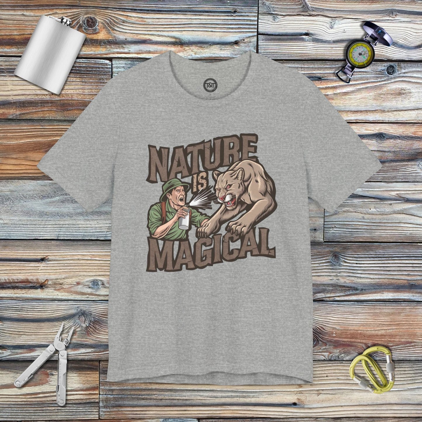 Tavern and Trail T-Shirt Nature is Magical T-Shirt Athletic Heather / S