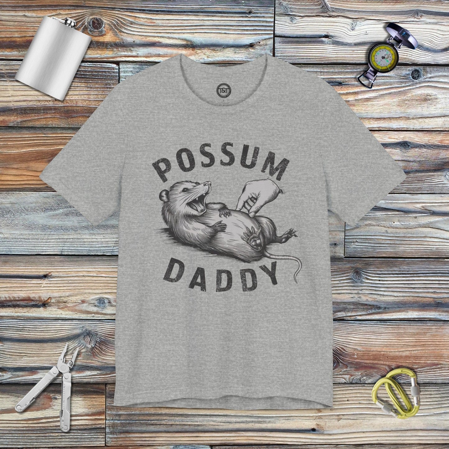 Tavern and Trail T-Shirt Possum Daddy T-Shirt Athletic Heather / S