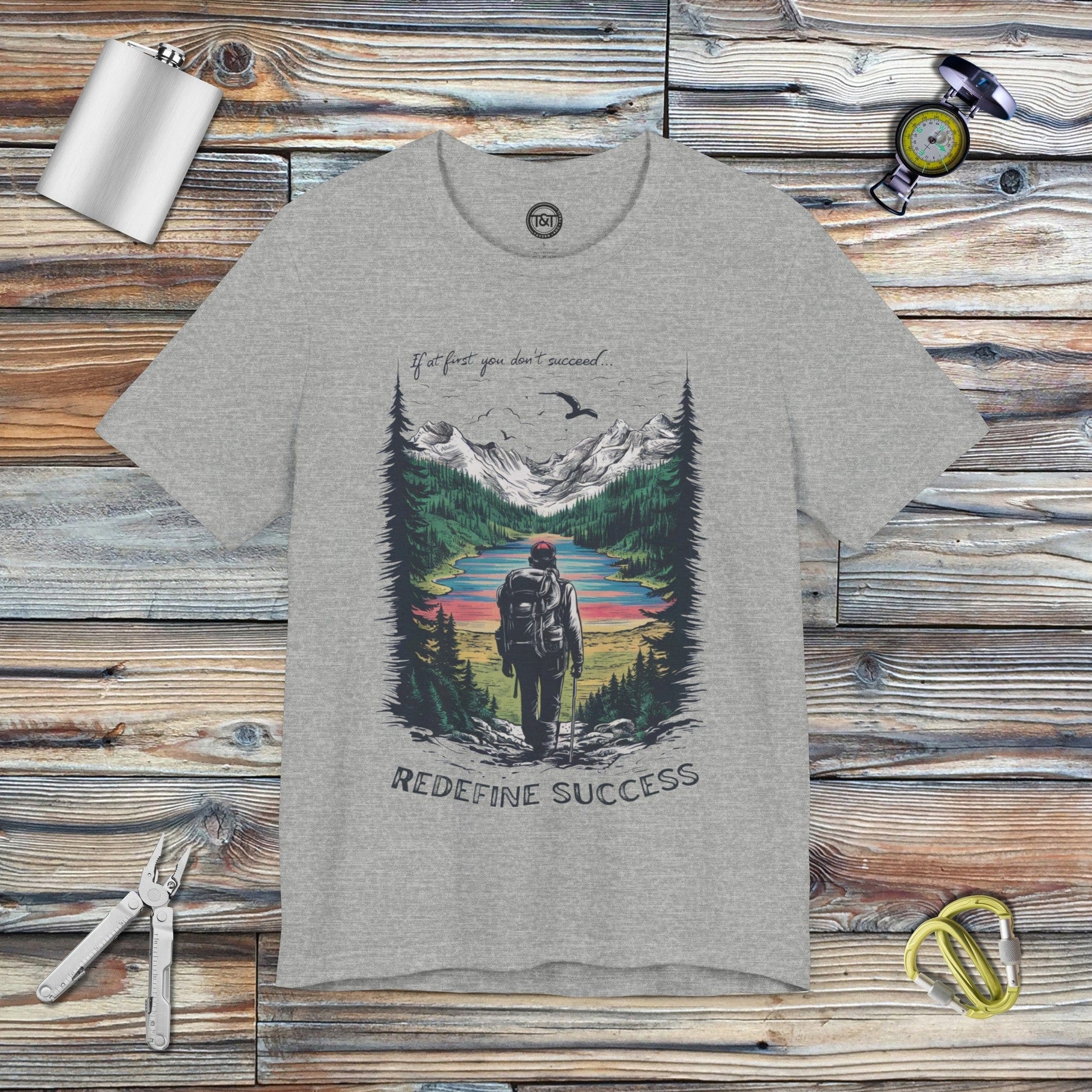 Tavern and Trail T-Shirt Redefine Success T-Shirt Athletic Heather / S