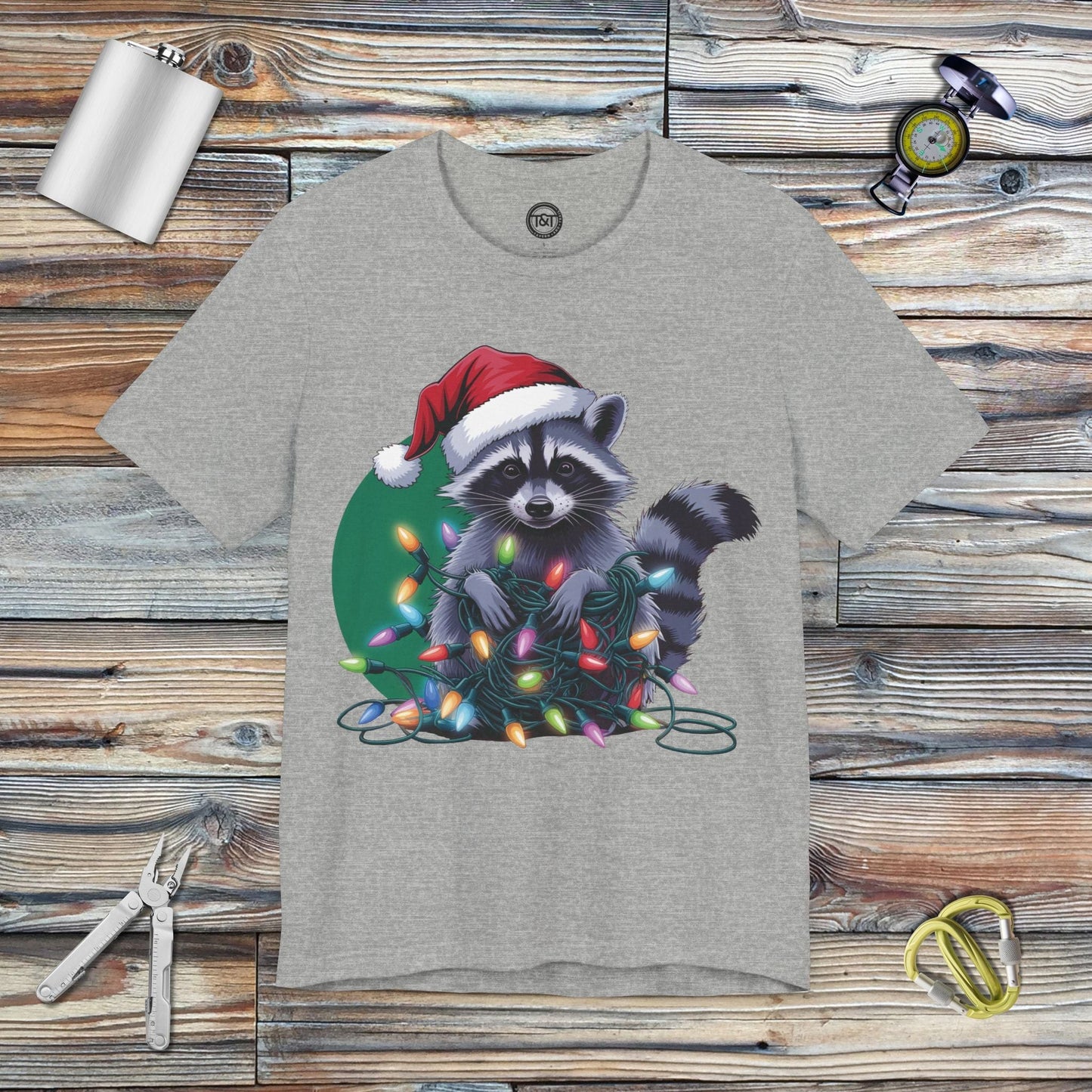 Tavern and Trail T-Shirt Santa Paws T-Shirt Athletic Heather / S