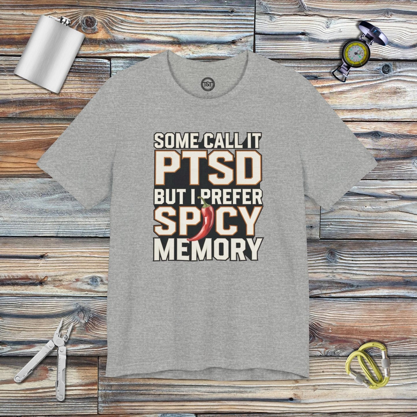 Tavern and Trail T-Shirt Spicy Memory T-Shirt Athletic Heather / S