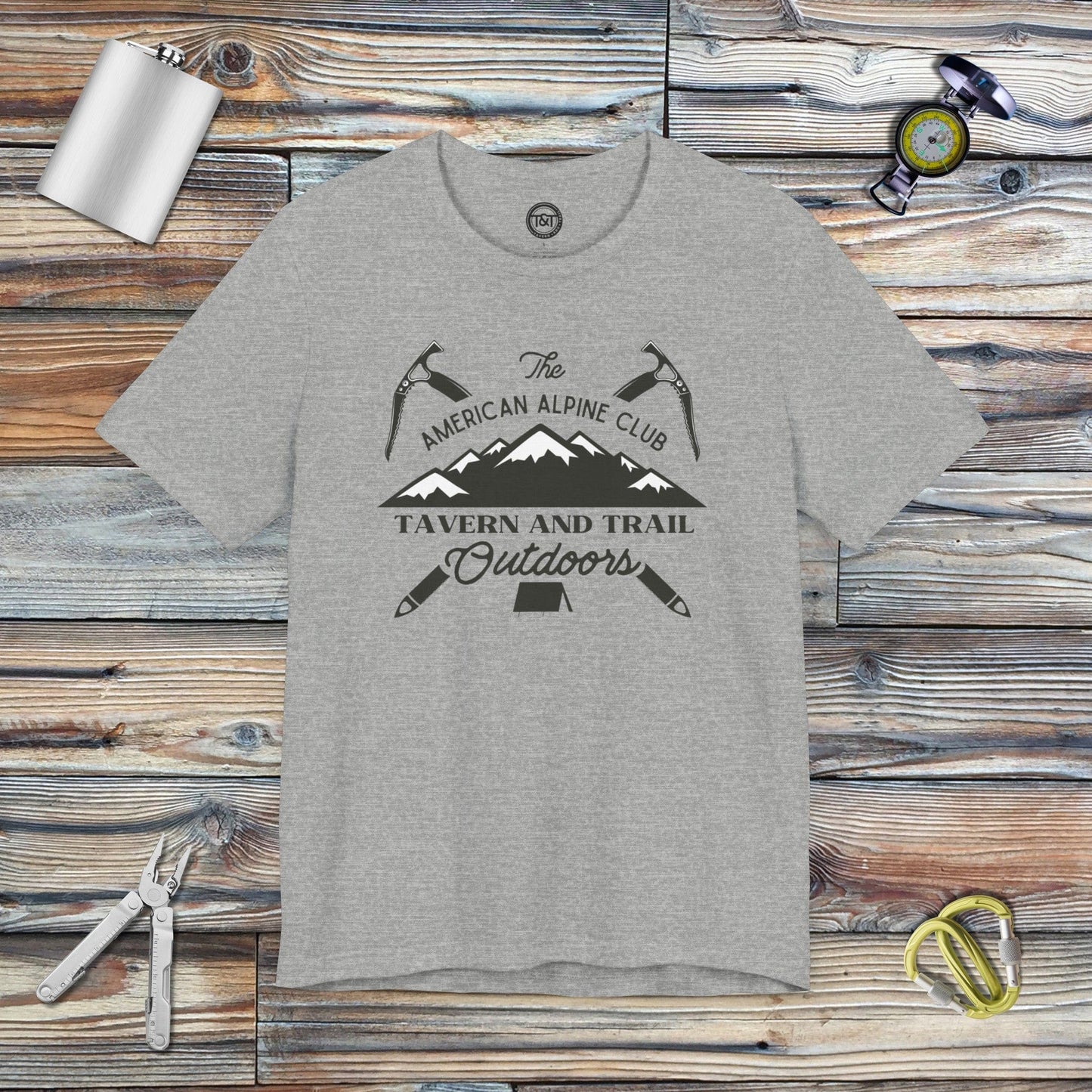 Tavern and Trail T-Shirt T&T Alpine Club T-Shirt Athletic Heather / S