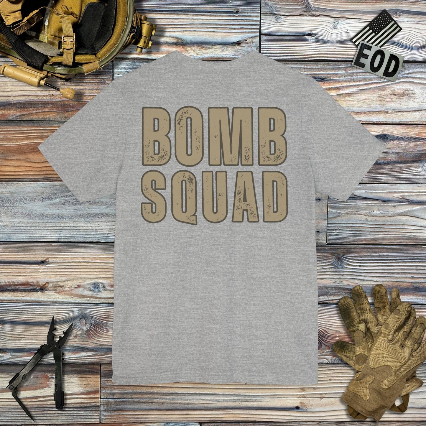 Tavern and Trail T-Shirt Traditional Bomb Squad (Backprint) T-Shirt Athletic Heather / S