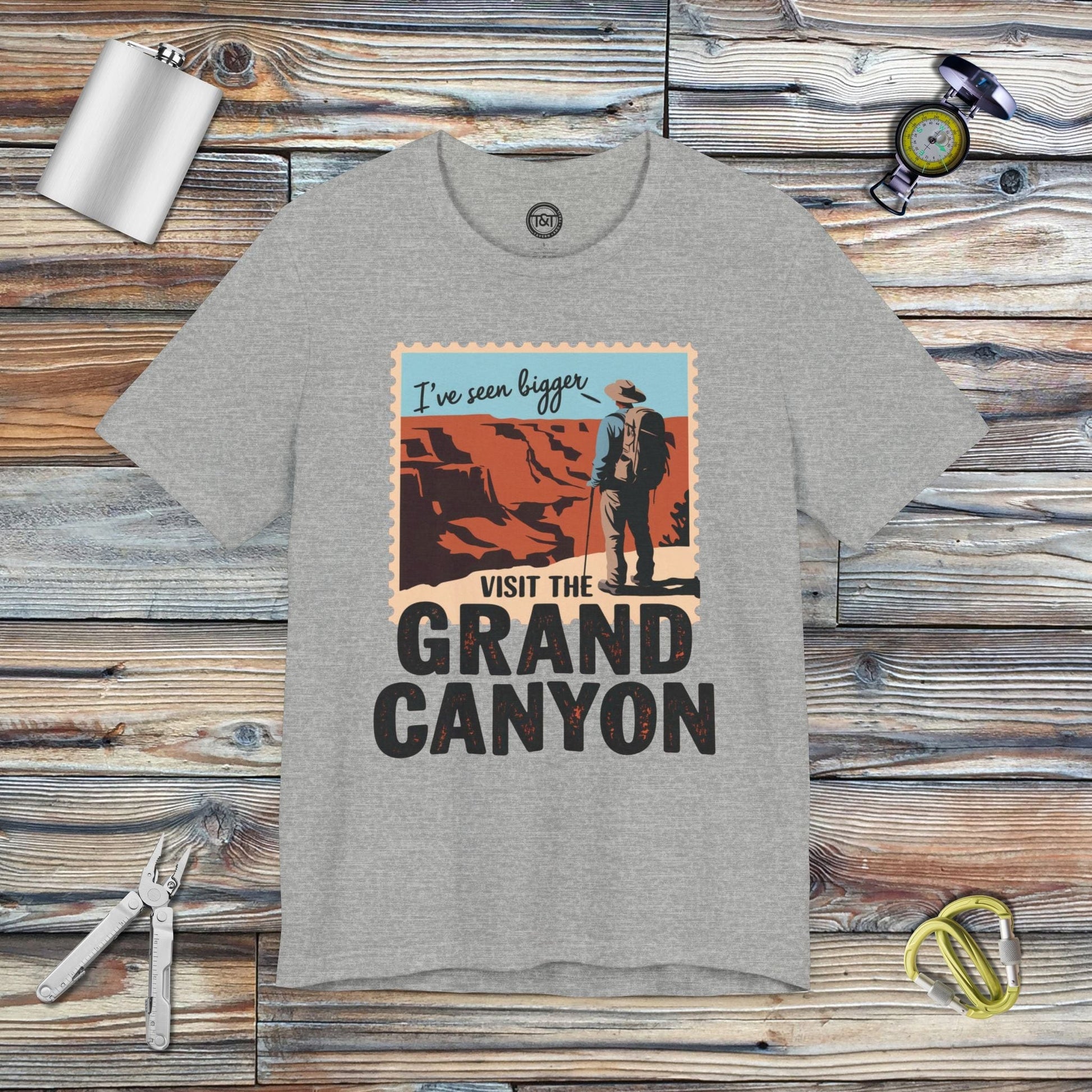 Tavern and Trail T-Shirt Visit the Grand Canyon T-Shirt Athletic Heather / S