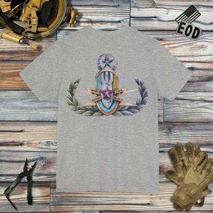 Tavern and Trail T-Shirt With Your Shield (Backprint) T-Shirt Athletic Heather / S