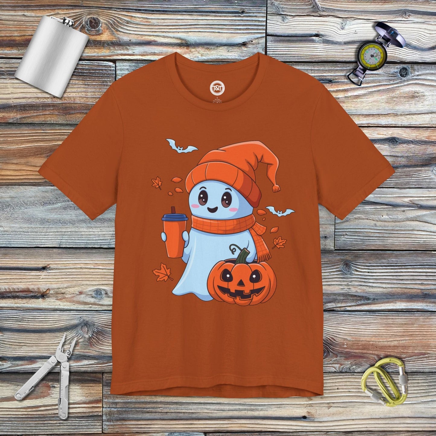 Tavern and Trail T-Shirt Tumbler Ghost T-Shirt Autumn / S