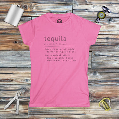 Tavern and Trail T-Shirt Women's Tequila [noun] T-Shirt Azalea / S