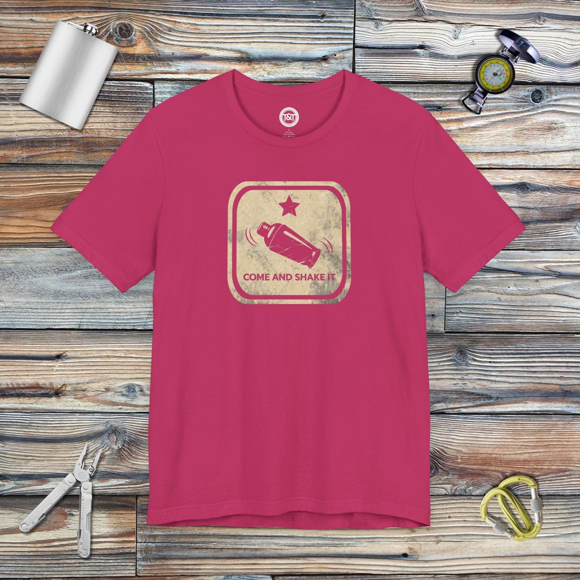 Tavern and Trail T-Shirt Come and Shake It (Gen 2 - Dark) T-Shirt Berry / S