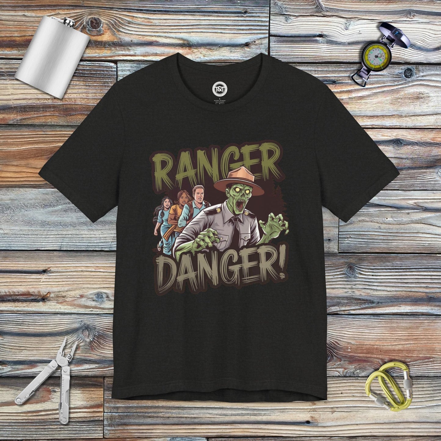 Tavern and Trail T-Shirt Ranger Danger T-Shirt Black Heather / S