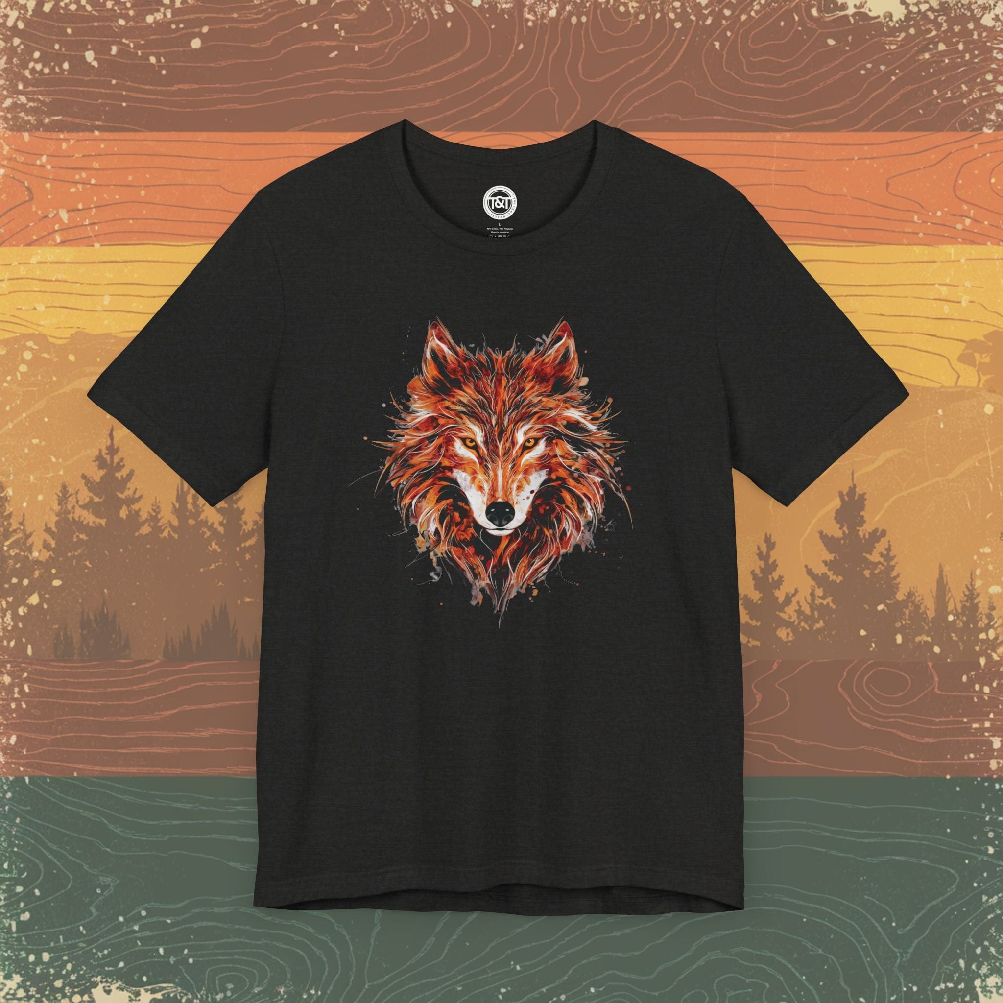 Red Wolf T-Shirt – Tavern and Trail