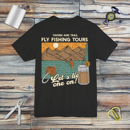 Tavern and Trail T-Shirt T&T Fly Fishing T-Shirt Black Heather / S