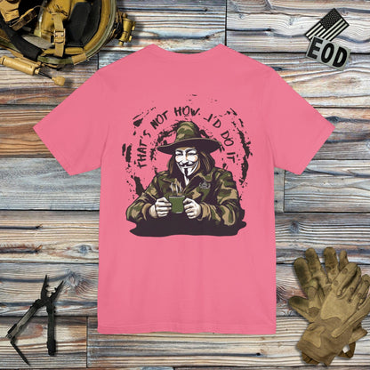 Tavern and Trail T-Shirt What the Fawkes Says (Back Print) T-Shirt Charity Pink / S