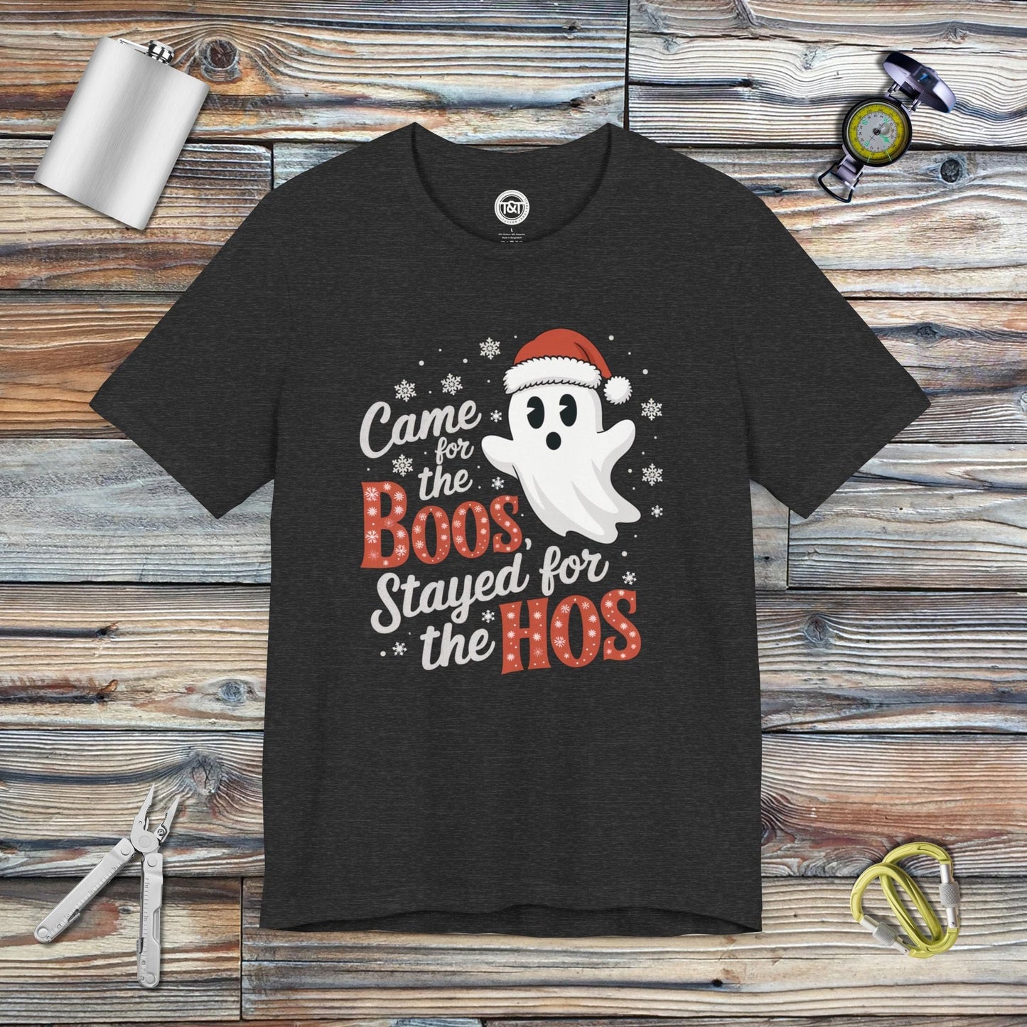 Tavern and Trail T-Shirt BOOs and HOs T-Shirt Dark Grey Heather / S