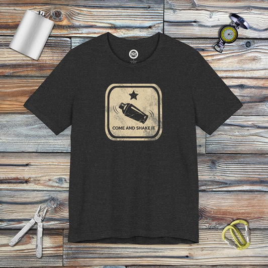 Tavern and Trail T-Shirt Come and Shake It (Gen 2 - Dark) T-Shirt Dark Grey Heather / S