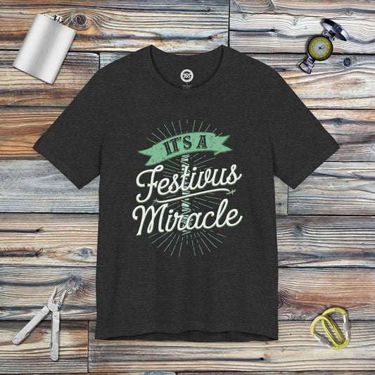 Tavern and Trail T-Shirt Festivus Miracle T-Shirt Dark Grey Heather / S