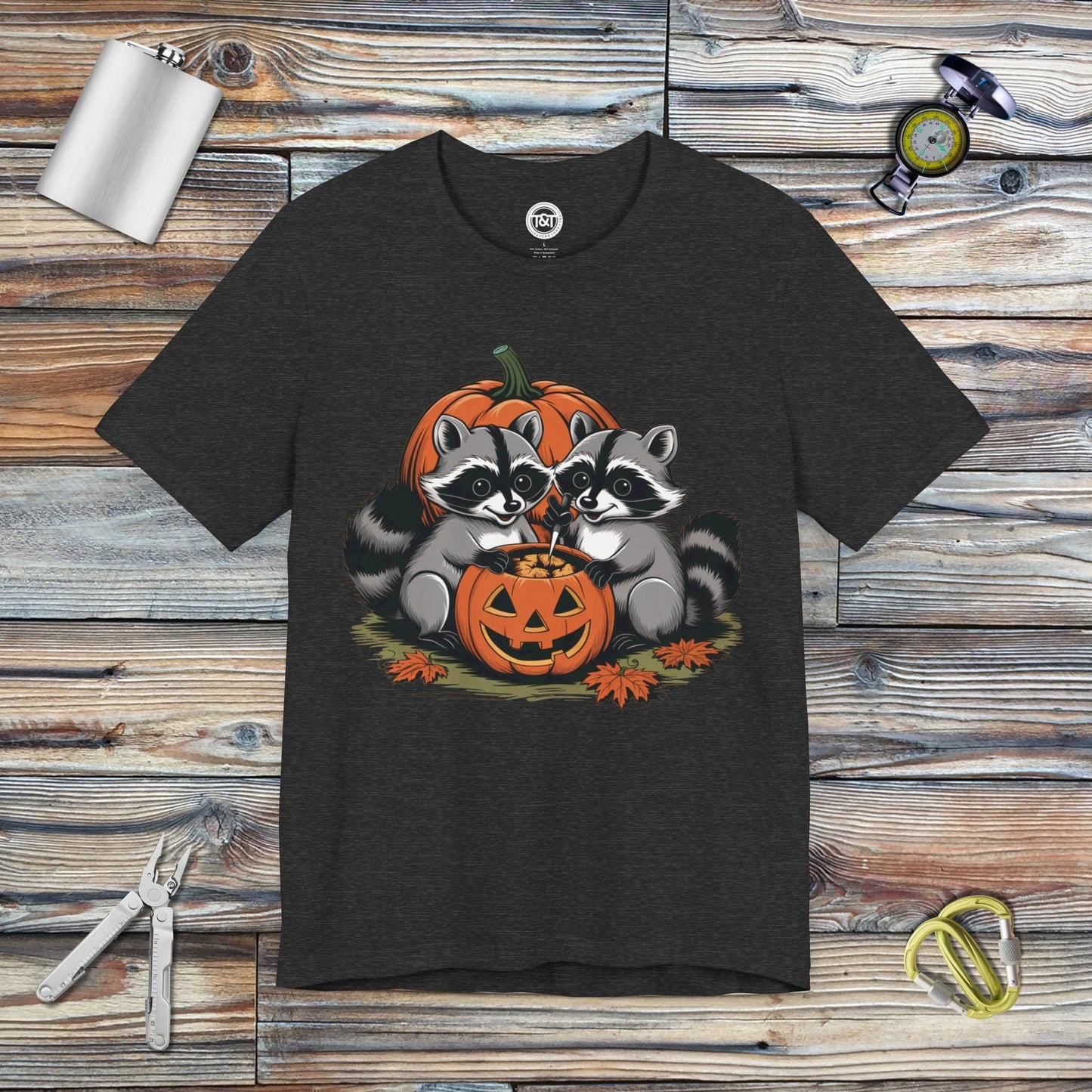 Tavern and Trail T-Shirt Pumpkin Carving T-Shirt Dark Grey Heather / S