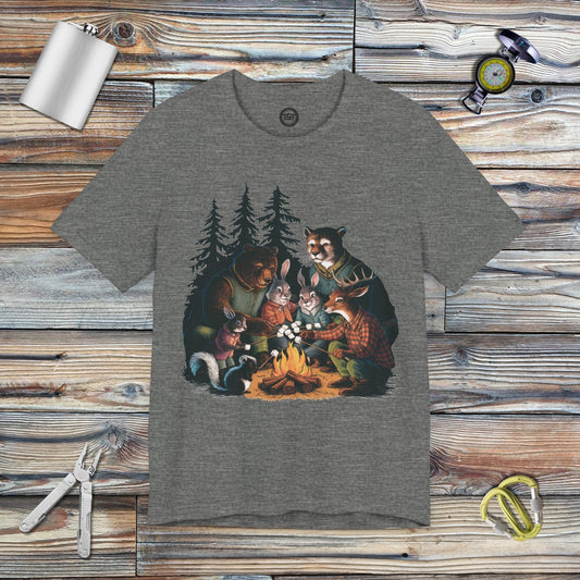 Tavern and Trail T-Shirt Campfire Tails T-Shirt Deep Heather / S