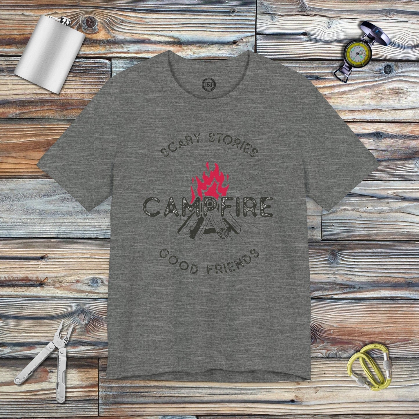 Tavern and Trail T-Shirt Campfire Tales T-Shirt Deep Heather / S