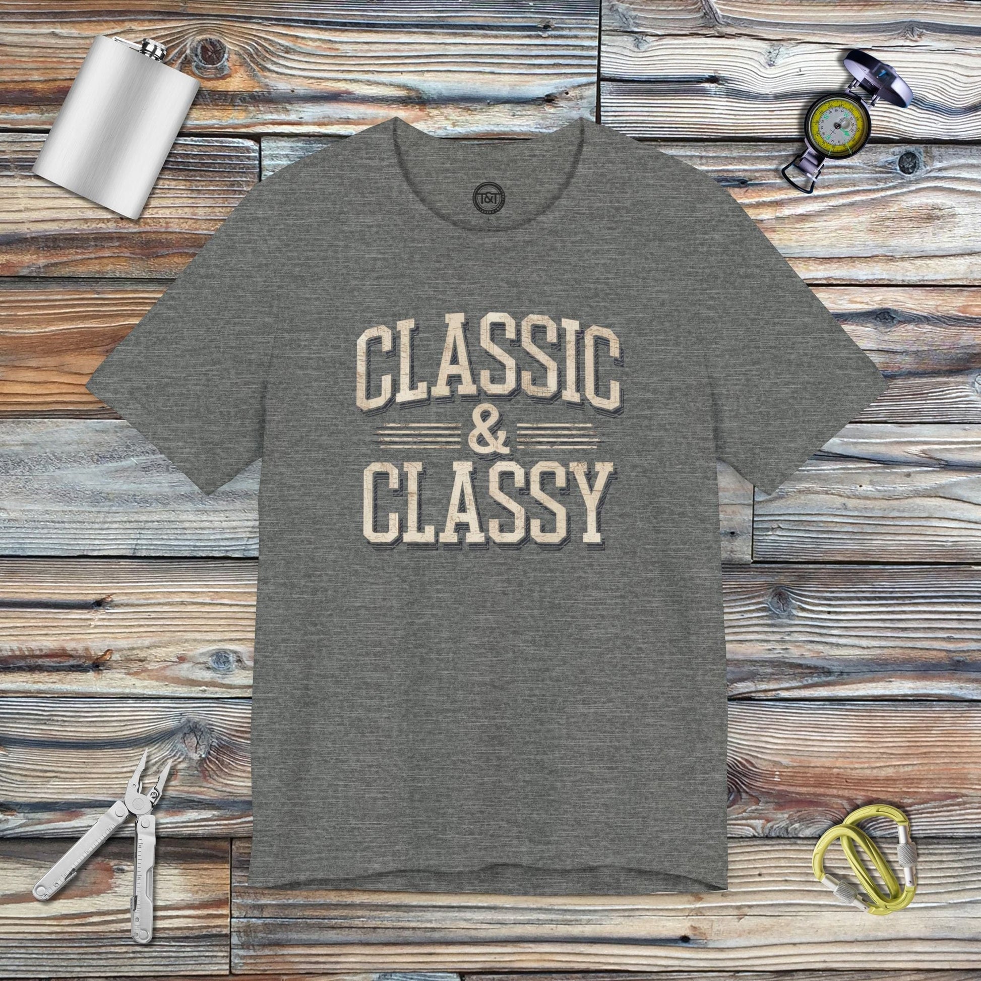 Tavern and Trail T-Shirt Classic and Classy T-Shirt Deep Heather / S