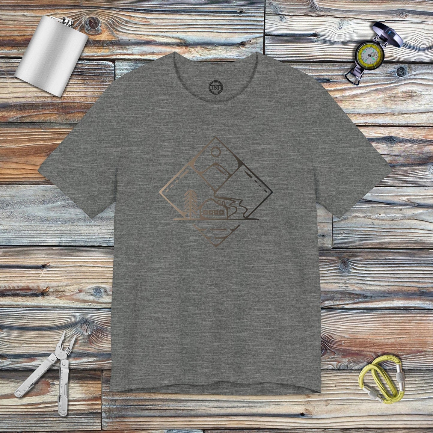 Tavern and Trail T-Shirt Diamond Trails (FDE) T-Shirt Deep Heather / S