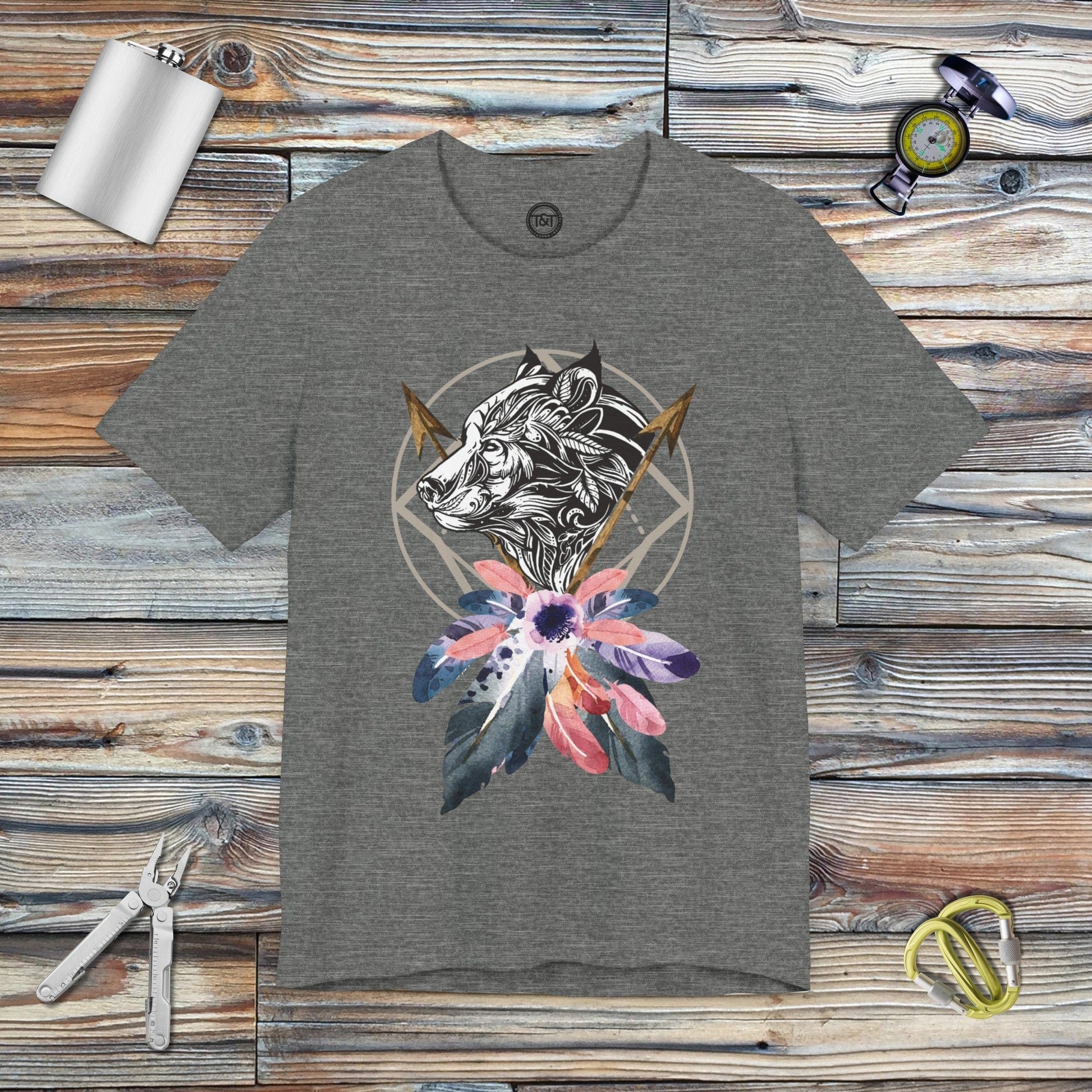 Tavern and Trail T-Shirt Dream Wolf T-Shirt Deep Heather / S