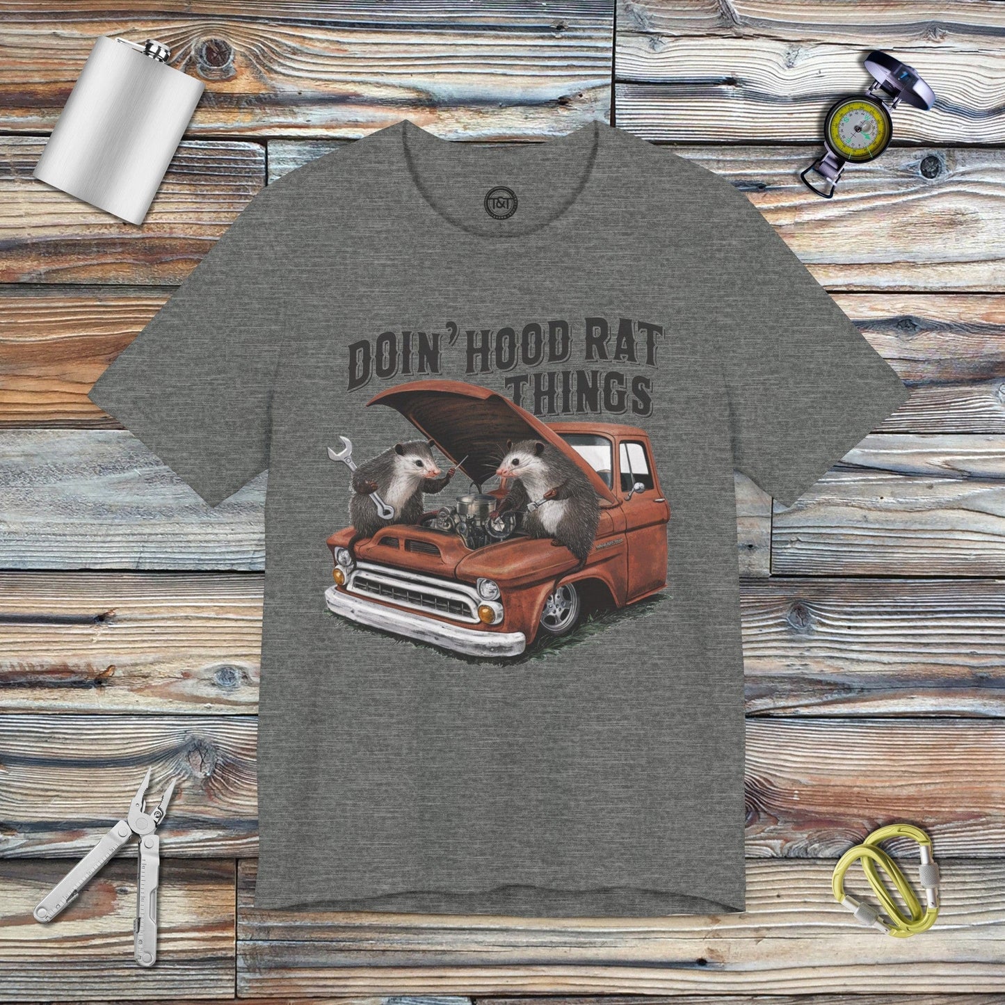 Tavern and Trail T-Shirt Hood Rats T-Shirt Deep Heather / S