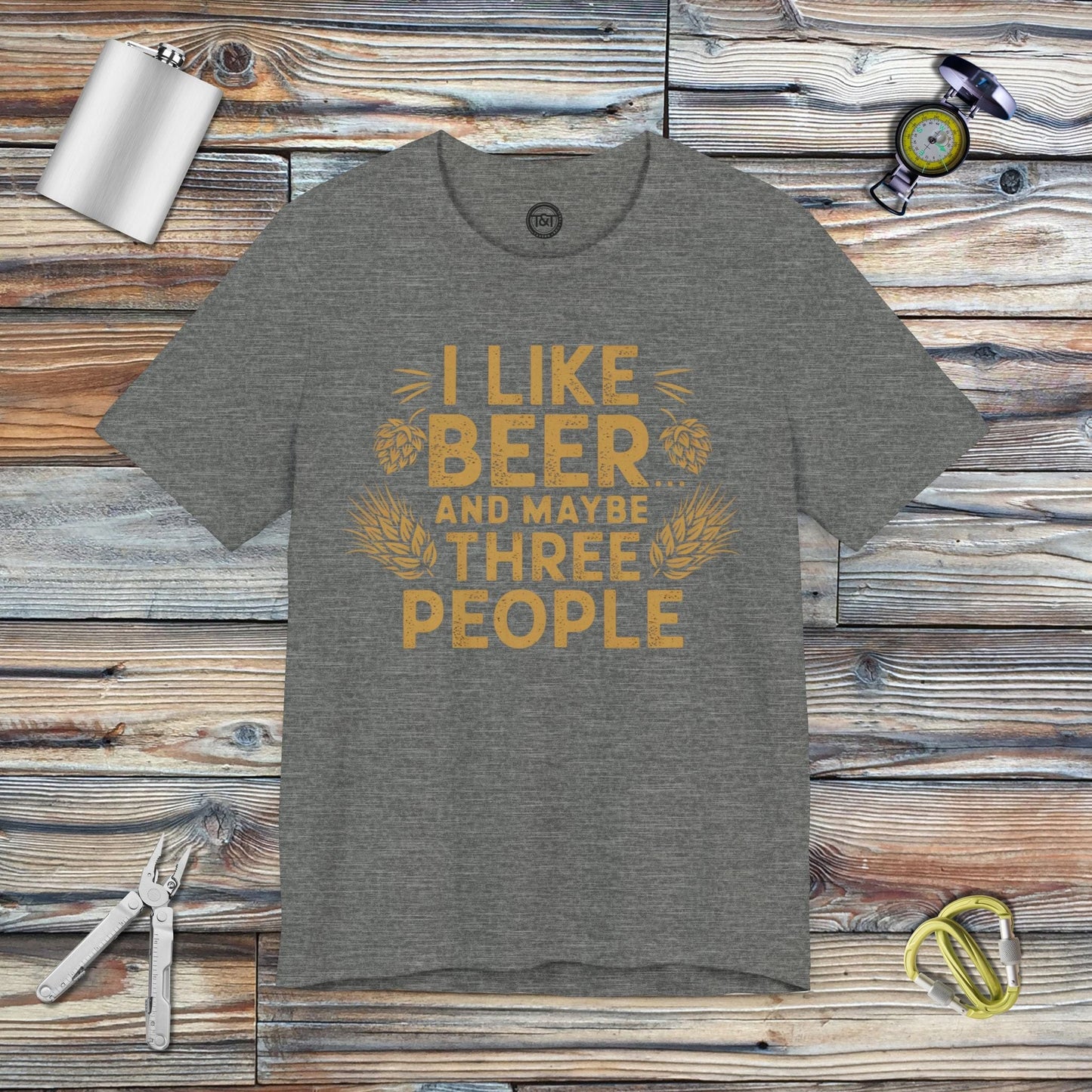 Tavern and Trail T-Shirt I Like Beer T-Shirt Deep Heather / S