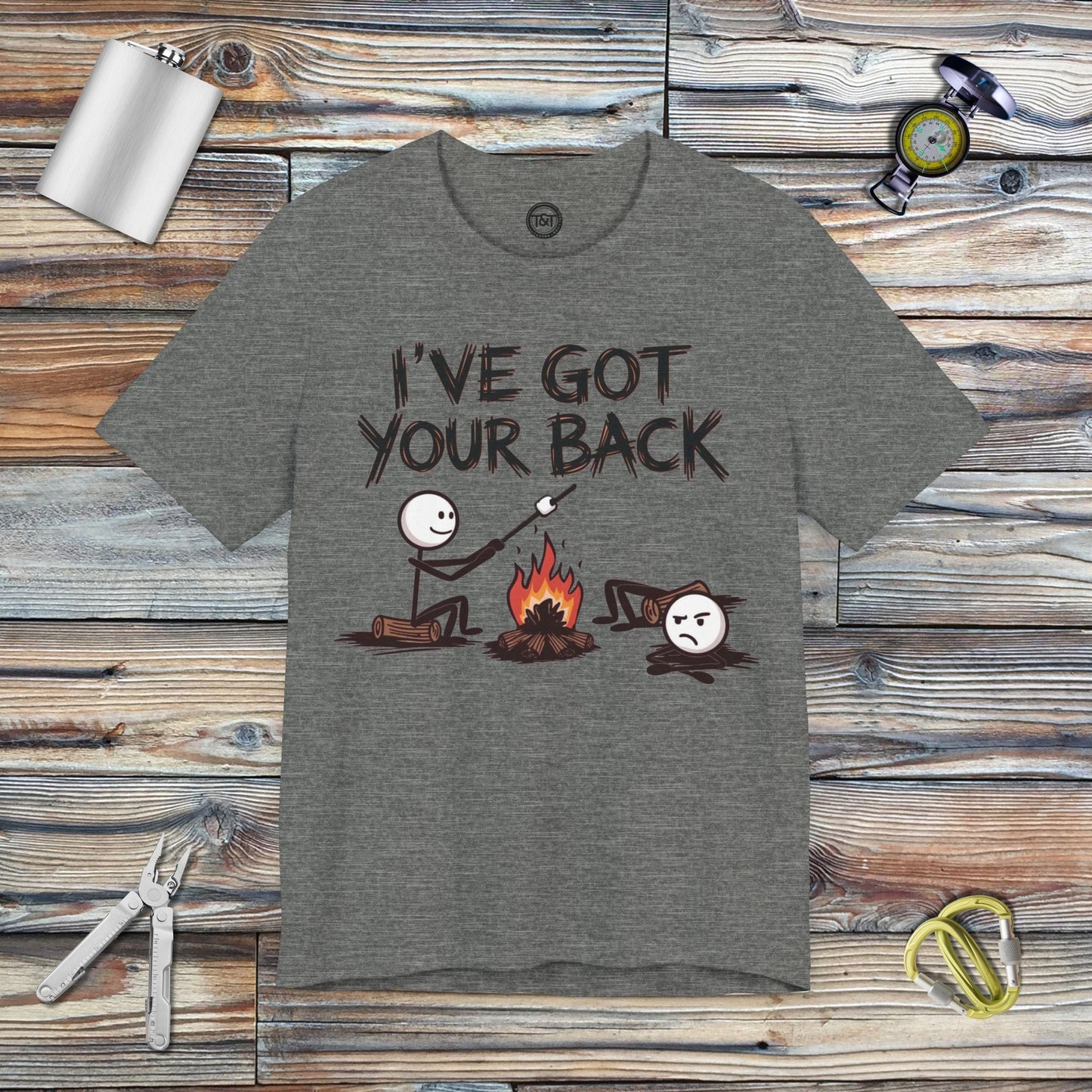 Tavern and Trail T-Shirt I've Got Your Back T-Shirt Deep Heather / S