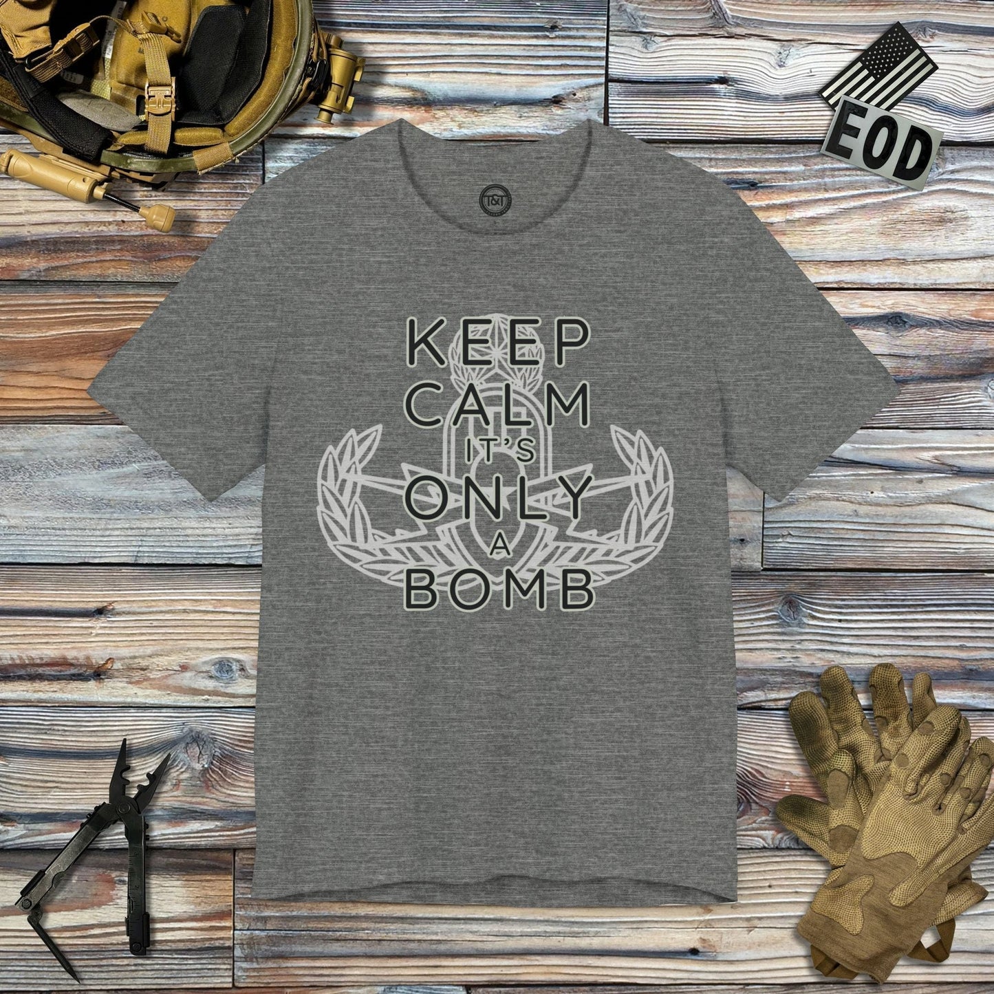 Tavern and Trail T-Shirt Keep Calm T-Shirt Deep Heather / S