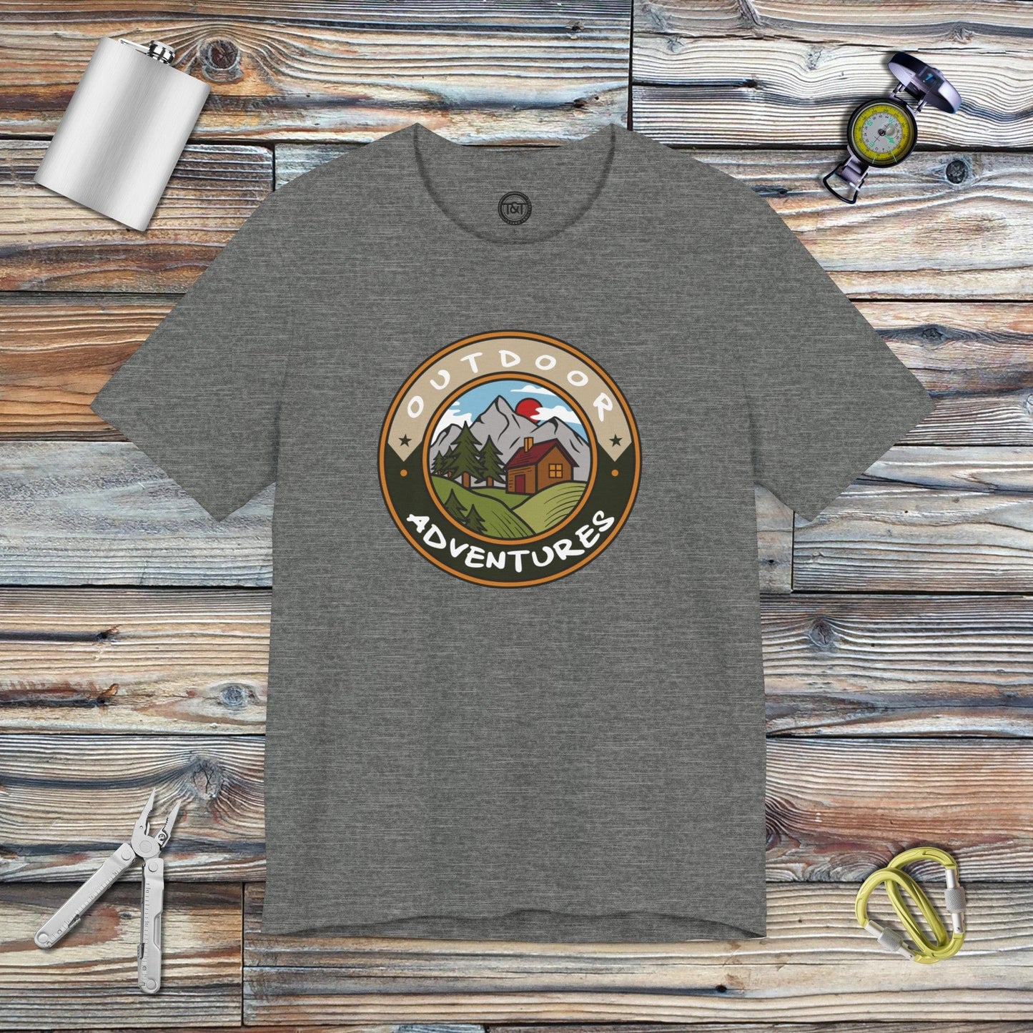 Tavern and Trail T-Shirt Outdoor Adventures T-Shirt Deep Heather / S