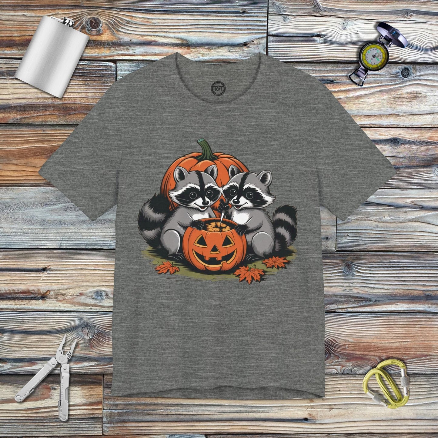 Tavern and Trail T-Shirt Pumpkin Carving T-Shirt Deep Heather / S