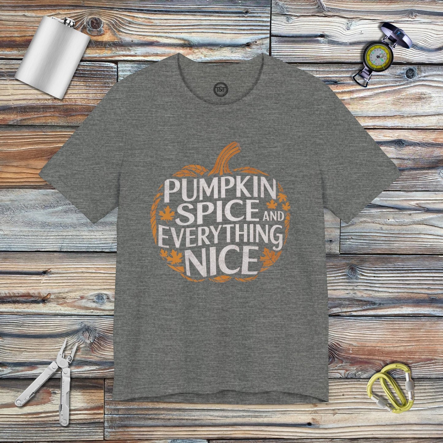 Tavern and Trail T-Shirt Pumpkin Spice T-Shirt Deep Heather / S