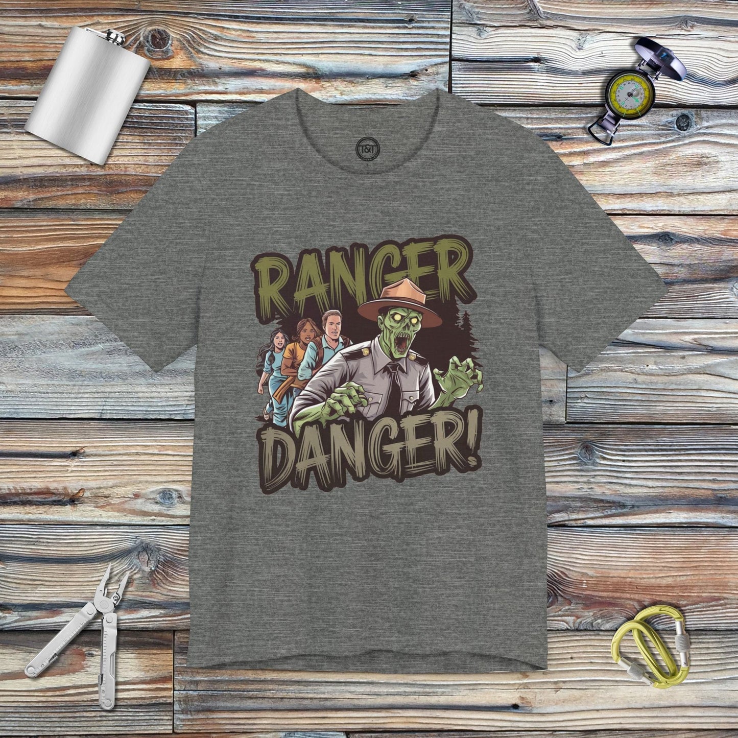 Tavern and Trail T-Shirt Ranger Danger T-Shirt Deep Heather / S