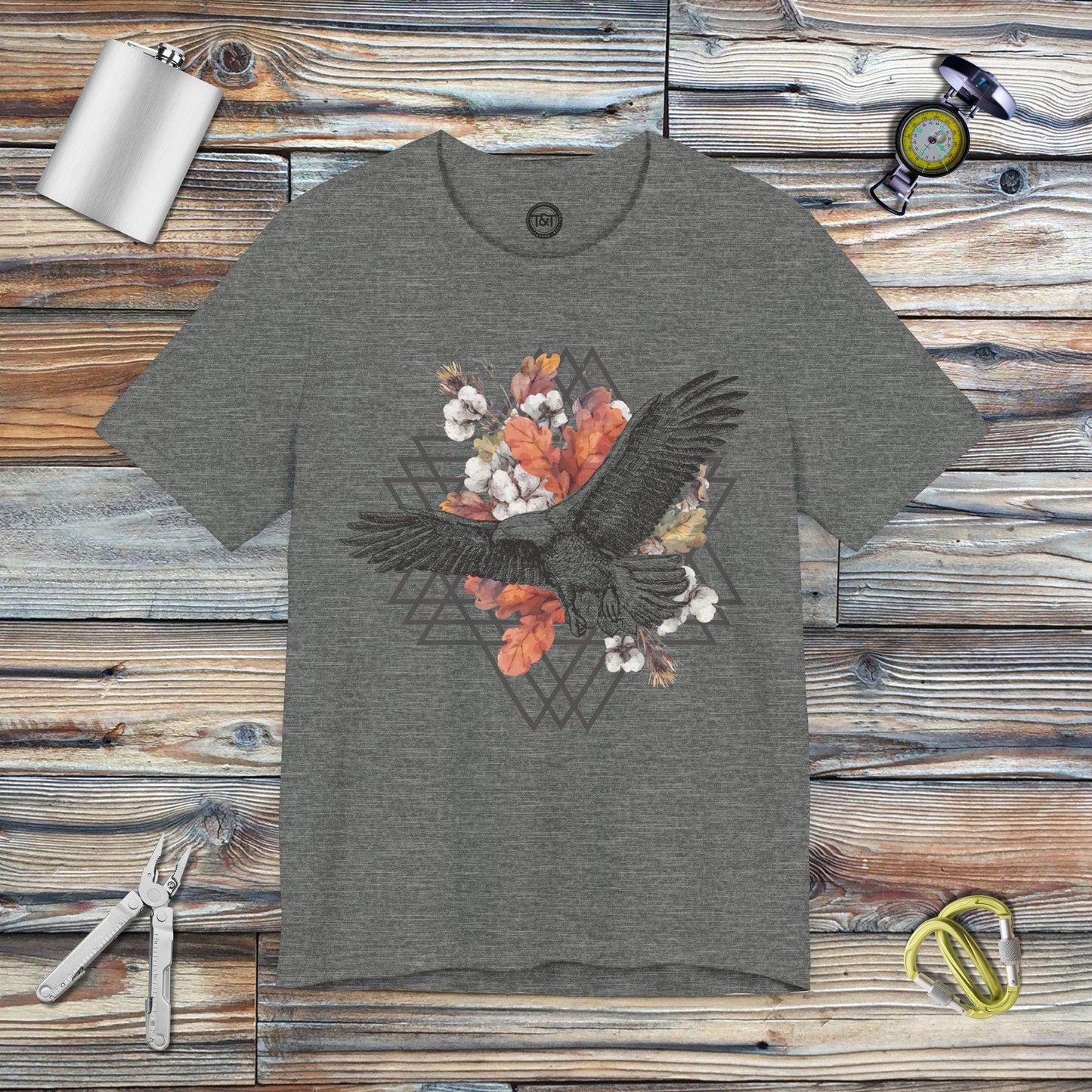 Tavern and Trail T-Shirt Soaring Eagle T-Shirt Deep Heather / S