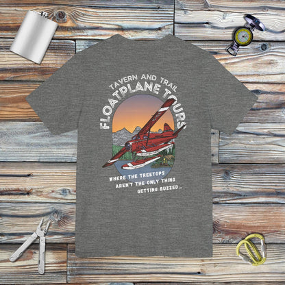 Tavern and Trail T-Shirt T&T Floatplane Tours T-Shirt Deep Heather / S