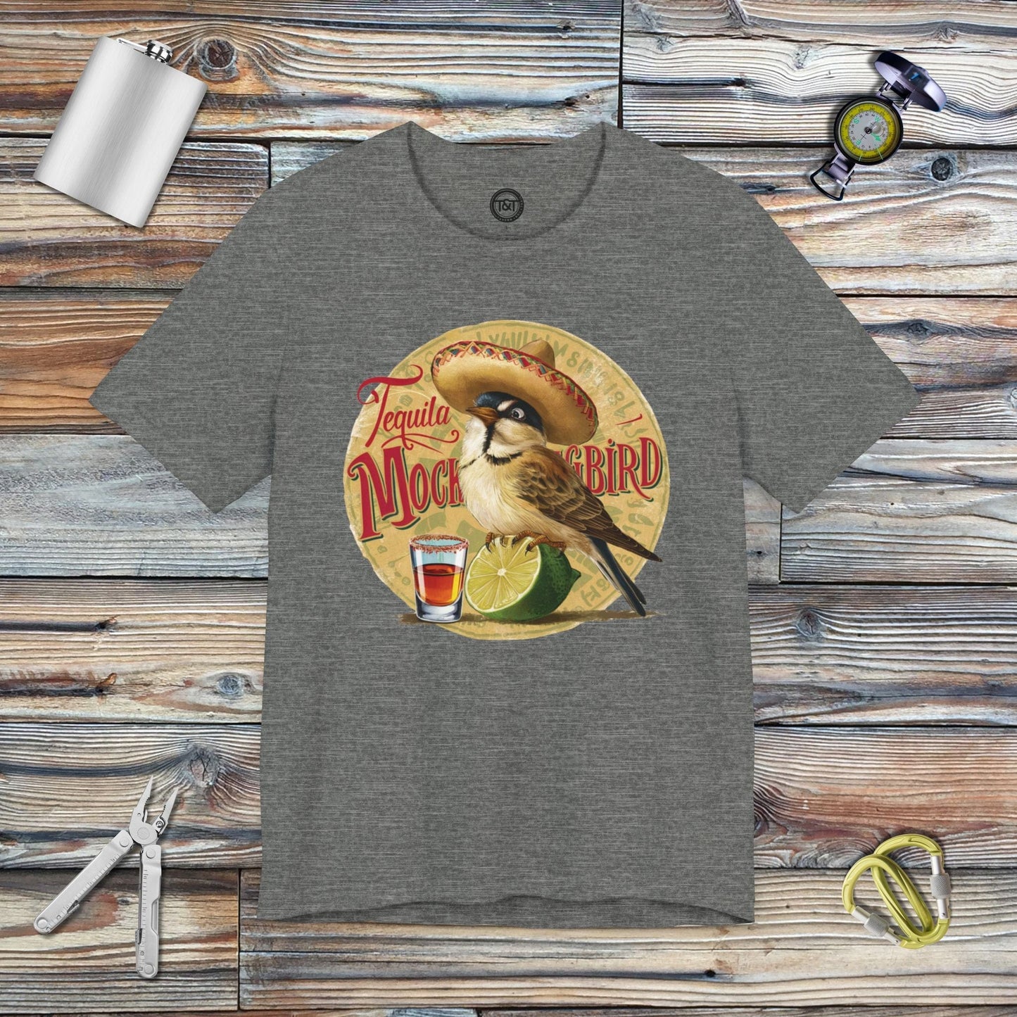 Tavern and Trail T-Shirt Tequila Mockingbird T-Shirt Deep Heather / S