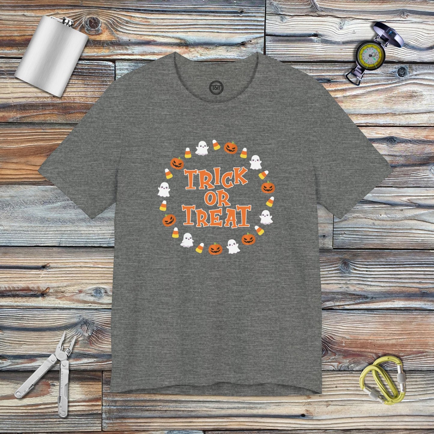 Tavern and Trail T-Shirt Trick or Treat (Gen 2) T-Shirt Deep Heather / S