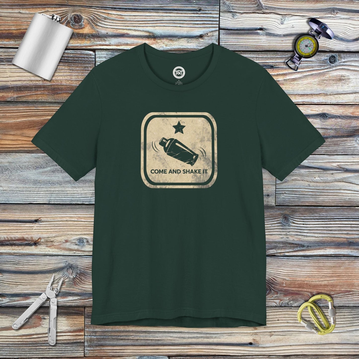 Tavern and Trail T-Shirt Come and Shake It (Gen 2 - Dark) T-Shirt Forest / S