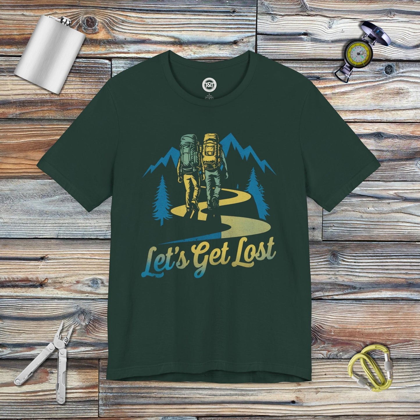 Tavern and Trail T-Shirt Let's Get Lost T-Shirt Forest / S