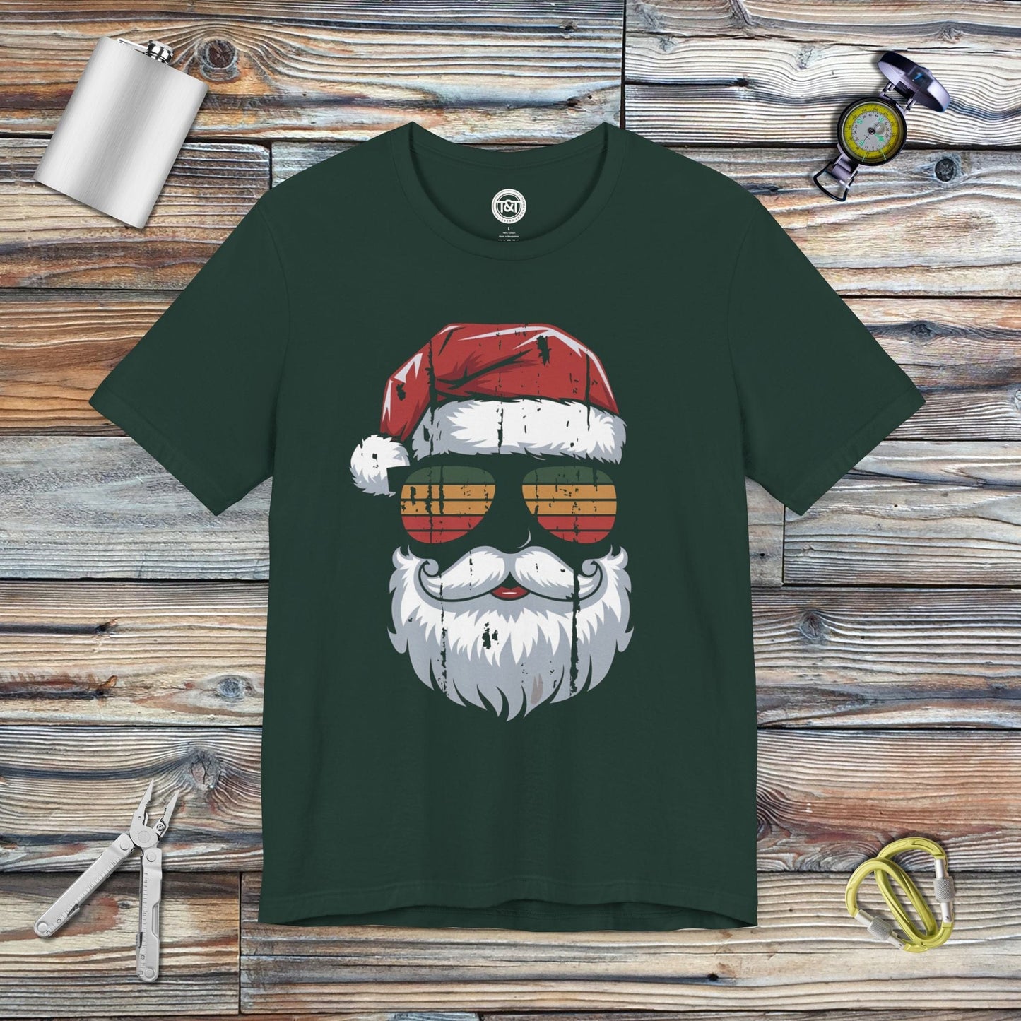 Tavern and Trail T-Shirt Santa Baby T-Shirt Forest / S