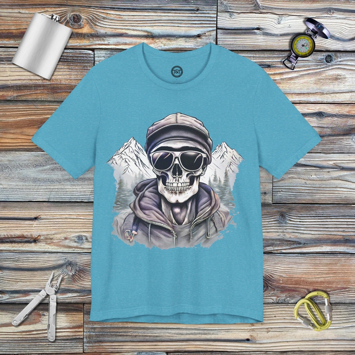 Tavern and Trail T-Shirt Dead Fred T-Shirt Heather Aqua / S