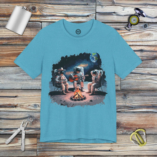 Tavern and Trail T-Shirt Space Campers T-Shirt Heather Aqua / S